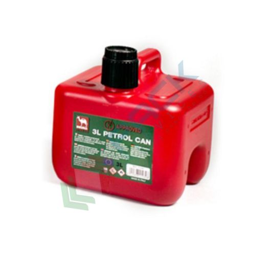 Tanica benzina accatastabile in plastica, capacità 3 Lt, con beccuccio flessibile integrato, omologata UN, Tipologia: Accatastabile, Capacità: 3 Lt, Versione: Tappo + Beccuccio Flessibile vendita, produzione, prezzi e offerte