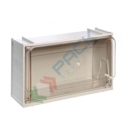 Cassettiera porta minuteria in plastica (PET), con 1 cassetto, Mis. 300 L x 155 P x 132 H mm, colore grigio chiaro, Tipologia: Cassettiera Crystal Box, Colore: Grigio Chiaro, Cassetti nr.: 1, Versione: 300 L x 155 P x 132 H mm vendita, produzione, prezzi e offerte