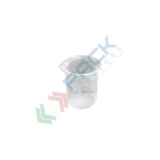 Becher in plastica (PP) graduato, capacità 25 ml, Mis. Ø 34 x 49 H mm, forma bassa, per usi generali di laboratorio, Tipologia: Becher, Capacità: 25 ml, Colore: Neutro vendita, produzione, prezzi e offerte