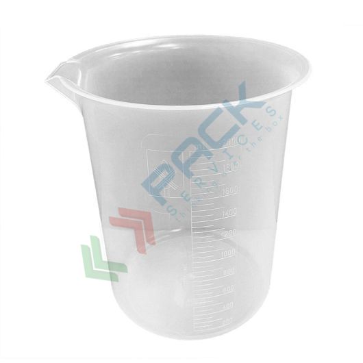 Becher in plastica (PP) graduato, capacità 2000 ml, Mis. Ø 132 x 183,5 H mm, forma bassa, per usi generali di laboratorio, Tipologia: Becher, Capacità: 2000 ml, Colore: Neutro vendita, produzione, prezzi e offerte