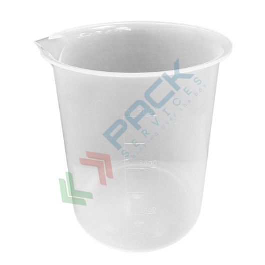 Becher in plastica (PP) graduato, capacità 3000 ml, Mis. Ø 158 x 201 H mm, forma bassa, per usi generali di laboratorio, Tipologia: Becher, Capacità: 3000 ml, Colore: Neutro vendita, produzione, prezzi e offerte