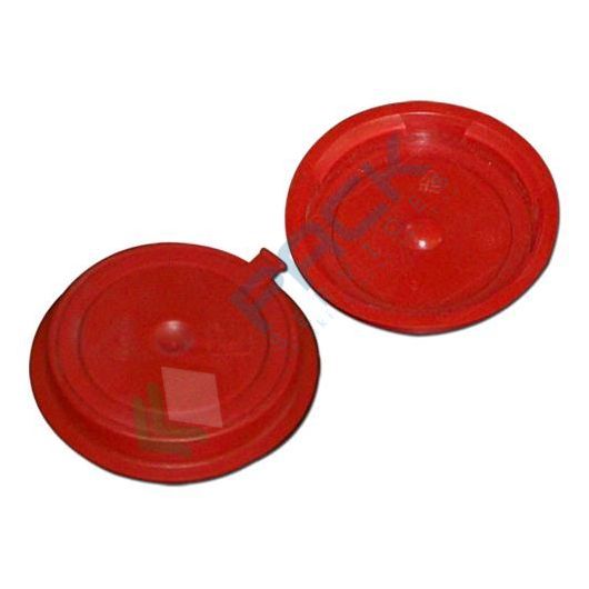 Capsula 2" in plastica, colore rosso, Colore: Rosso, Misura: 2" vendita, produzione, prezzi e offerte