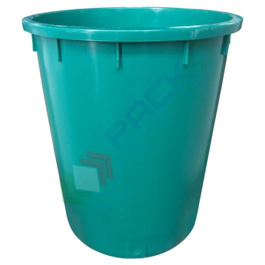 Bidone industriale in plastica (HDPE) 150 Lt, sovrapponibile e inseribile, coperchio a pressione (escluso), colore verde, Tipologia: Coperchio a Pressione, Capacità: 150 Lt, Colore: Verde vendita, produzione, prezzi e offerte