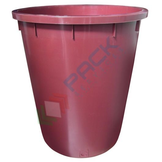 Bidone industriale in plastica (HDPE) 150 Lt, sovrapponibile e inseribile, coperchio a pressione (escluso), colore vinaccia, Tipologia: Coperchio a Pressione, Capacità: 150 Lt, Colore: Vinaccia vendita, produzione, prezzi e offerte