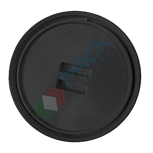 Coperchio in plastica (PP), a pressione per secchio conico 60 Lt (VDR60000), colore nero vendita, produzione, prezzi e offerte