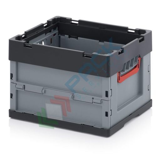 Cassetta in plastica (PP) pieghevole e richiudibile, capacità 26 Lt, Mis. 400 L x 300 P x 270 H mm, base e pareti chiuse, Tipologia: Pieghevoli, Mis. Base (cm): 30 x 40, Altezza (cm): 27 vendita, produzione, prezzi e offerte