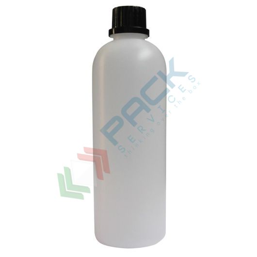 Bottiglia in plastica (PE) economica, cilindrica a collo stretto, capacità 500 ml, chiusura con tappo a vite e sigillo Ø 24,5 mm (inclusi), Tipologia: Cilindrica Bocca Stretta ECO (CS22-E), Capacità: 500 ml, Colore: Neutro vendita, produzione, prezzi e offerte