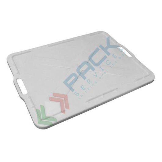 Coperchio per cassetta inseribile e sovrapponibile in plastica 50 Lt, colore bianco, Tipologia: Coperchio, Colore: Bianco, Per Alimenti: SI, Misura: 57 L x 43 P x 3 H cm vendita, produzione, prezzi e offerte