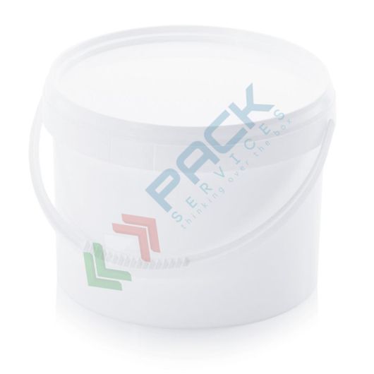 Secchio plastica (PP) conico, capacità 7,4 Lt, Mis. Ø 249 x 180 H mm, manico in plastica, coperchio a pressione (incluso), Tipologia: Conici, Capacità: 7,4 Lt, Manico: Plastica, Colore: Bianco vendita, produzione, prezzi e offerte