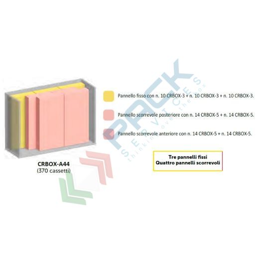 Armadio con cassettiere porta minuteria, capacità 370 cassetti, 3 pannelli fissi + 4 scorrevoli, colore blu, Tipologia: Armadio, Colore: Blu, Cassetti nr.: 370, Versione: 3 Pannelli Fissi + 4 Scorrevoli vendita, produzione, prezzi e offerte