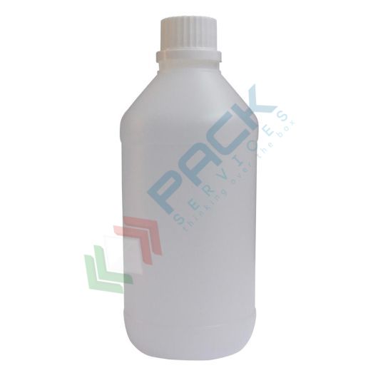 Bottiglia in plastica (HDPE), cilindrica a collo stretto, capacità 500 ml, chiusura con tappo a vite e sigillo Ø 22,5 mm (inclusi), Tipologia: Cilindrica Bocca Stretta (CS22), Capacità: 500 ml, Colore: Neutro vendita, produzione, prezzi e offerte