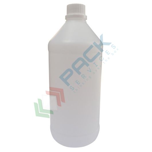 Bottiglia in plastica (HDPE), cilindrica a collo stretto, capacità 1000 ml, chiusura con tappo a vite e sigillo Ø 22,5 mm (inclusi), Tipologia: Cilindrica Bocca Stretta (CS22), Capacità: 1000 ml, Colore: Neutro vendita, produzione, prezzi e offerte