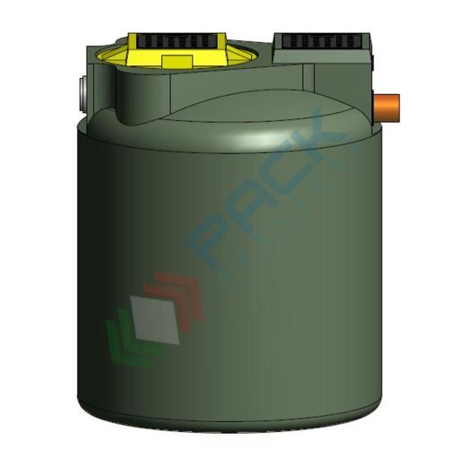 Fossa imhoff biologica, corpo liscio, A.E. 3, capacità 600 Lt, Mis. Ø 950 x 1100 H mm, per il trattamento primario dei reflui domestici, Tipologia: Fossa Imhoff, Capacità: 600 Lt, Corpo: Liscio, Versione: Standard vendita, produzione, prezzi e offerte