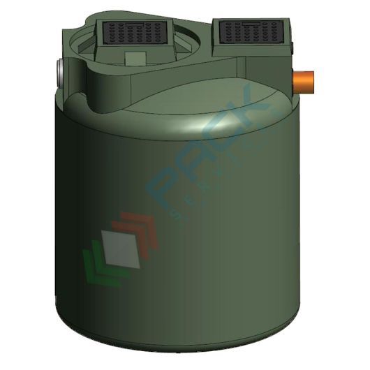 Fossa settica monocamerale, A.E. 12, Mis. Ø 1100 x 1350 H mm, capacità 1200 Lt, Tipologia: Fossa Settica, Capacità: 1200 Lt, Corpo: Liscio, Versione: Monocamerale vendita, produzione, prezzi e offerte