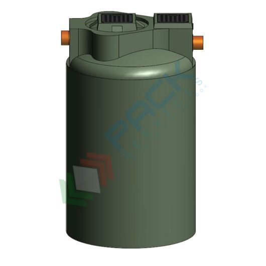 Fossa settica monocamerale, A.E. 20, Mis. Ø 1200 x 2050 H mm, capacità 2200 Lt, Tipologia: Fossa Settica, Capacità: 2200 Lt, Corpo: Liscio, Versione: Monocamerale vendita, produzione, prezzi e offerte