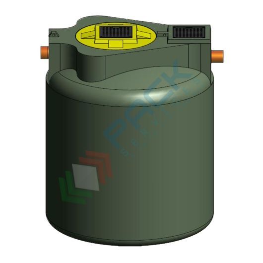 Filtro percolatore anaerobico, A.E. 60, capacità 7000 Lt, Mis. Ø 2000 x 2350 H mm, per il trattamento secondario dei reflui domestici, Tipologia: Filtro Percolatore, Capacità: 7000 Lt, Corpo: Liscio, Versione: Anaerobico vendita, produzione, prezzi e offerte