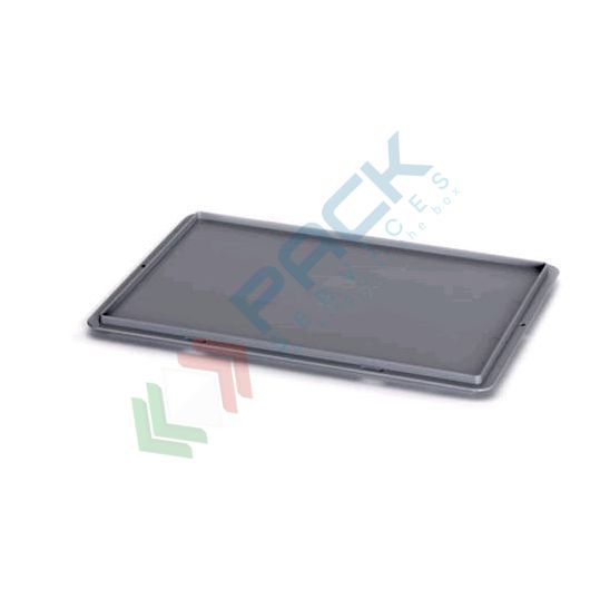 Coperchio per cassetta Norma Europa in plastica (PP) 400 x 300 mm (universale), Tipologia: Coperchio, Colore: Grigio, Per Alimenti: NO, Misura: 30 x 40 cm vendita, produzione, prezzi e offerte