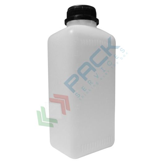 Flacone in plastica (HDPE), rettangolare a collo stretto, capacità 1000 ml, chiusura con tappo a vite e sigillo (inclusi), Tipologia: Rettangolare bocca stretta (FL), Capacità: 1000 ml, Colore: Neutro vendita, produzione, prezzi e offerte