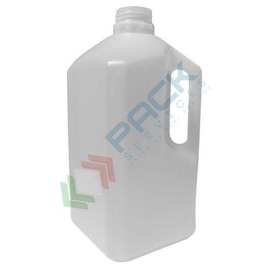 Flacone in plastica (HDPE), rettangolare a collo stretto con maniglia, capacità 2500 ml, chiusura con tappo a vite e sigillo (esclusi), Tipologia: Rettangolare bocca stretta (FL), Capacità: 2500 ml, Colore: Neutro vendita, produzione, prezzi e offerte