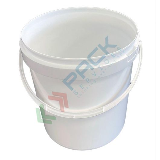 Secchio plastica (PP) conico, capacità 10 Lt, Mis. Ø 251 x 260 H mm, manico in plastica, coperchio a pressione (escluso), Tipologia: Conici, Capacità: 10 Lt, Manico: Plastica, Colore: Bianco vendita, produzione, prezzi e offerte