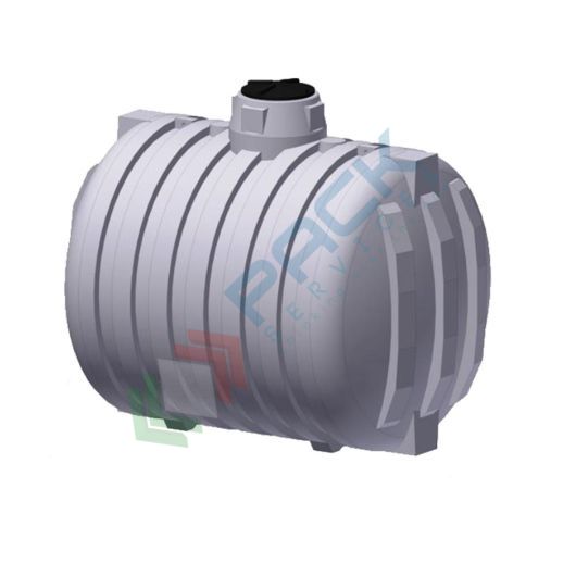 Serbatoio acqua in plastica (PE), cilindrico orizzontale, capacità 5450 Lt, Mis. 1900 L x 2450 P x 2200 H mm, da interro, Tipologia: Orizzontale, Capacità: 5450 Lt vendita, produzione, prezzi e offerte