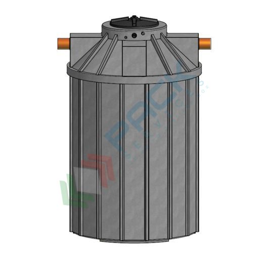 Serbatoio acqua piovana in plastica, cilindrico verticale, capacità 2200 Lt, no elettropompa, Tipologia: Verticale, Capacità: 2200 Lt, Versione: Elettropompa A (assente) vendita, produzione, prezzi e offerte