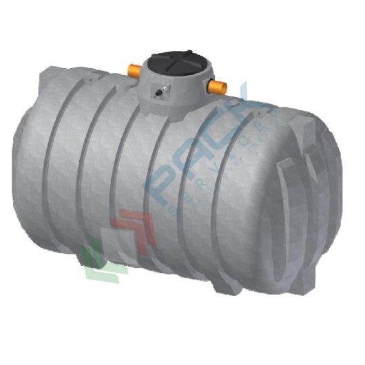Serbatoio acqua piovana in plastica, cilindrico orizzontale, capacità 3100 Lt, elettropompa 0,6 Kw/0,8 Hp, uso domestico, Tipologia: Orizzontale, Capacità: 3100 Lt, Versione: Elettropompa C (0,6 Kw/0,8 Hp) vendita, produzione, prezzi e offerte