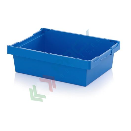 Cassetta in plastica (PP) sovrapponibile ed inseribile, capacità 28,2 Lt, Mis. 600 L x 400 P x 170 H mm, Tipologia: Inseribili e Sovrapponibili, Mis. Base (cm): 40 x 60, Altezza (cm): 17, Versione: Senza coperchio vendita, produzione, prezzi e offerte
