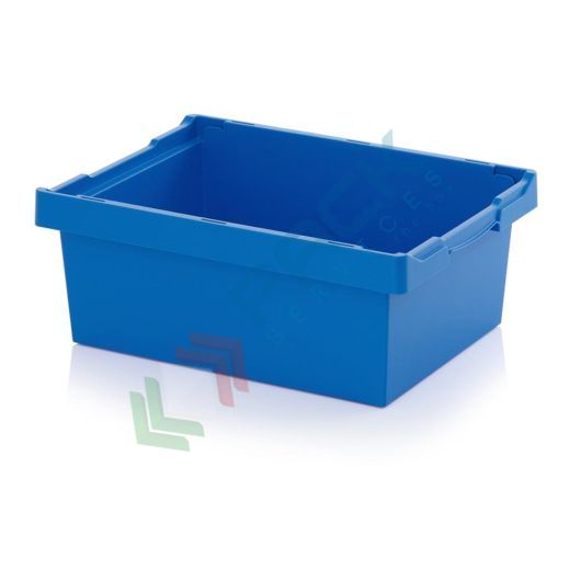 Cassetta in plastica (PP) sovrapponibile ed inseribile, capacità 37,2 Lt, Mis. 600 L x 400 P x 220 H mm, Tipologia: Inseribili e Sovrapponibili, Mis. Base (cm): 40 x 60, Altezza (cm): 22, Versione: Senza coperchio vendita, produzione, prezzi e offerte