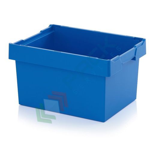 Cassetta in plastica (PP) sovrapponibile ed inseribile, capacità 55,3 Lt, Mis. 600 L x 400 P x 320 H mm, Tipologia: Inseribili e Sovrapponibili, Mis. Base (cm): 40 x 60, Altezza (cm): 32, Versione: Senza coperchio vendita, produzione, prezzi e offerte