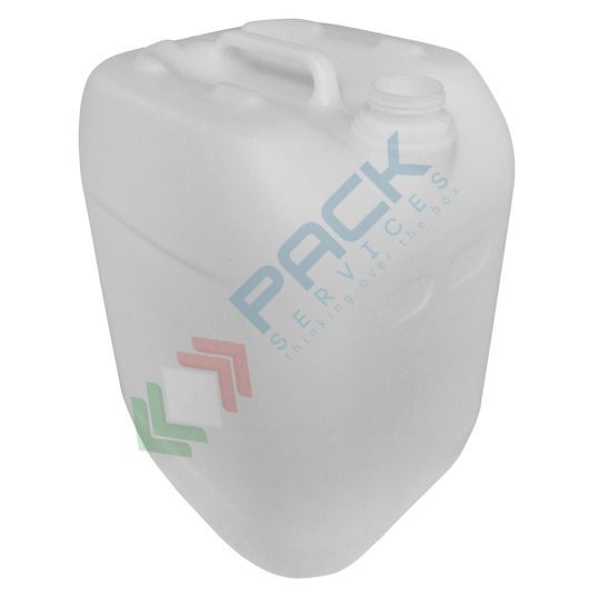 Tanica in plastica (HDPE), capacità 30 Lt, sovrapponibile e omologata ADR/ONU, peso 1200 gr, tappo a vite e sigillo (esclusi), colore neutro, Tipologia: Omologate Sovrapponibili, Capacità: 30 Lt, Omologazione ADR: SI, Sezione: Rettangolare, Colore: Neutro vendita, produzione, prezzi e offerte