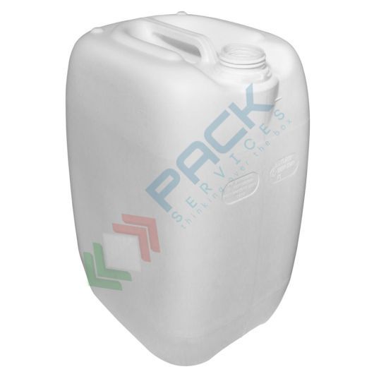 Tanica in plastica (HDPE), capacità 25 Lt, sovrapponibile e omologata ADR/ONU, peso 1100 gr, tappo a vite e sigillo (esclusi), colore bianco, Tipologia: Omologate Sovrapponibili, Capacità: 25 Lt, Omologazione ADR: SI, Sezione: Rettangolare, Colore: Bianco vendita, produzione, prezzi e offerte