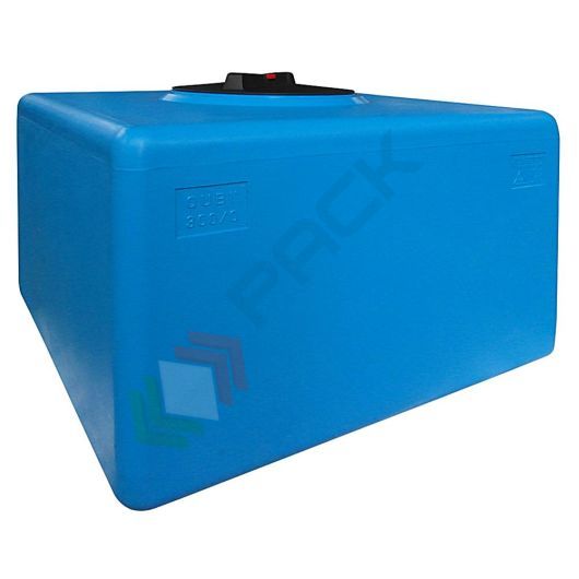 Serbatoio acqua in plastica (PE), parallelepipedo orizzontale, capacità 300 Lt, Mis. 800 L x 750 P x 580 H mm, colore azzurro, Tipologia: Parallelepipedo, Versione: Orizzontale, Capacità: 300 Lt vendita, produzione, prezzi e offerte
