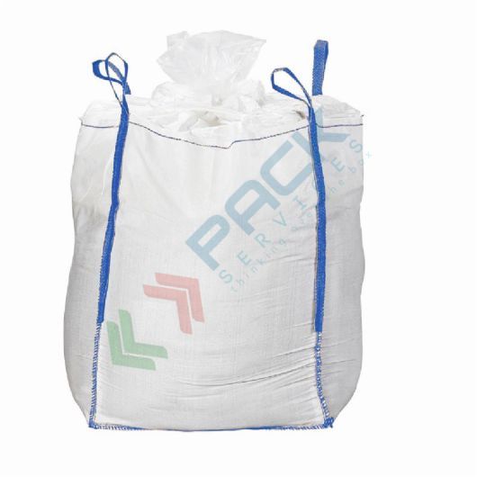 Saccone big bag U-Panel, Mis. 90 L x 90 P x 120 H cm, con liner, SWL 1000 Kg, SF 5:1, caramella/chiuso, Tipologia: U-Panel, Mis. Base (cm): 90 x 90, Altezza (cm): 120, Base: Chiuso, Parte Superiore: A caramella, Capacità di carico (SWL): 1000 Kg vendita, produzione, prezzi e offerte