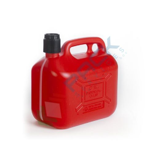 Tanica benzina 5 Litri in plastica, omologata ADR/ONU, controllo livello, tappo con beccuccio integrato, Tipologia: Standard, Capacità: 5 Lt, Versione: Tappo + Beccuccio vendita, produzione, prezzi e offerte