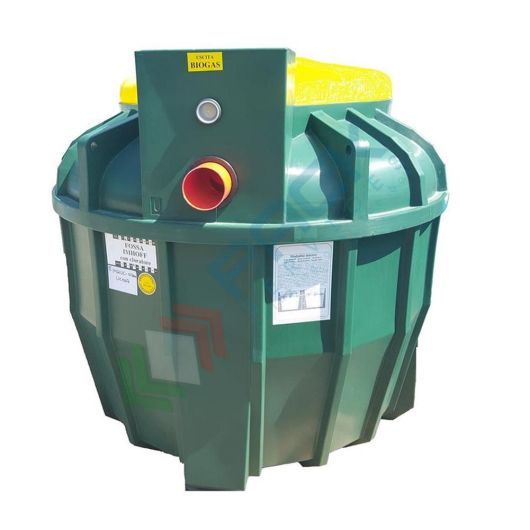 Fossa imhoff biologica, corpo nervato, A.E. 15, capacità 2250 Lt, Mis. Ø 1250 x 2050 H mm, per il trattamento primario dei reflui domestici, Tipologia: Fossa Imhoff, Capacità: 2250 Lt, Corpo: Nervato, Versione: Standard vendita, produzione, prezzi e offerte