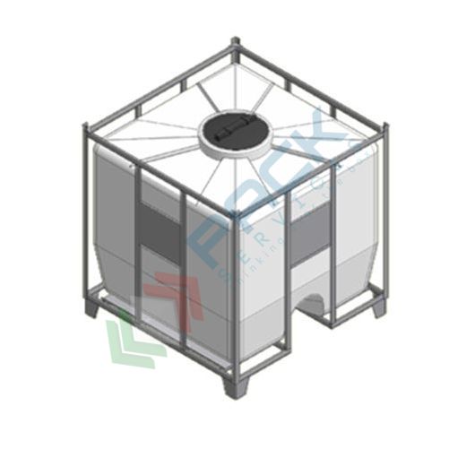 Cisterna IBC in plastica, nuova, capacità 1060 Lt, telaio standard, Tipologia: Telaio Standard, Capacità: 1060 Lt, Tipo Pallet: Metallo, Ø Coperchio (mm): 300, Omologazione ADR: NO, Colore: Neutro vendita, produzione, prezzi e offerte