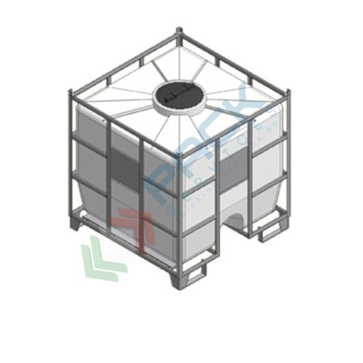 Cisterna IBC in plastica, nuova, capacità 1360 Lt, telaio con antiribaltamenti, Tipologia: Telaio con Antiribaltamenti, Capacità: 1360 Lt, Tipo Pallet: Metallo, Ø Coperchio (mm): 300, Omologazione ADR: NO, Colore: Neutro vendita, produzione, prezzi e offerte