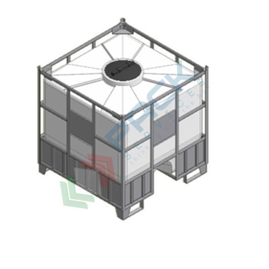 Cisterna IBC in plastica, nuova, capacità 1060 Lt, telaio con antiribaltamenti e lamiere anti inforcamento, Tipologia: Telaio con Antiribaltamento + Lamiere Antinforcamento, Capacità: 1060 Lt, Colore: Neutro, Tipo Pallet: Metallo, Ø Coperchio (mm): 300, Omologazione ADR: No vendita, produzione, prezzi e offerte