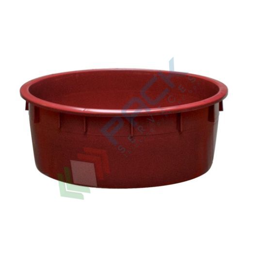 Mastello in plastica (HDPE), capacità 110 Lt, Mis. Ø 800 x 300 mm, ideale per enologia, colore vinaccia, Tipologia: Enologia, Capacità: 110 Lt vendita, produzione, prezzi e offerte