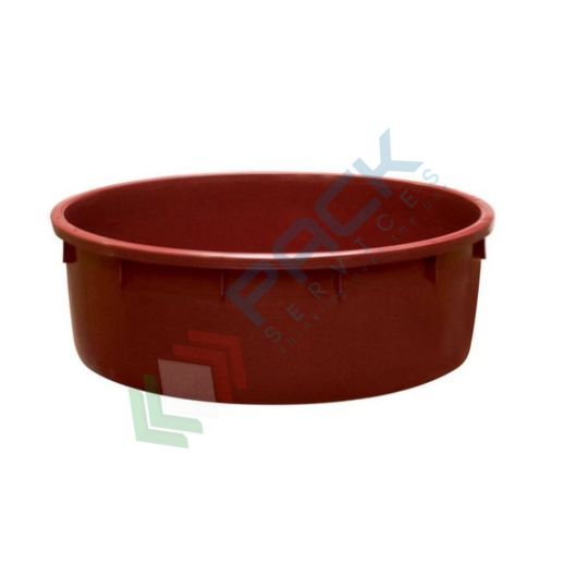 Mastello in plastica (HDPE), capacità 275 Lt, Mis. Ø 1100 x 350 mm, ideale per enologia, colore vinaccia, Tipologia: Enologia, Capacità: 275 Lt vendita, produzione, prezzi e offerte