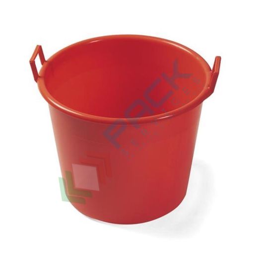 Mastello in plastica (HDPE), capacità 50 Lt, Mis. Ø 490 x 450 mm, ideale per enologia, colore arancio, Tipologia: Enologia, Capacità: 50 Lt vendita, produzione, prezzi e offerte