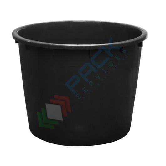 Mastello in plastica (HDPE), capacità 350 Lt, Mis. Ø 950 x 710 H mm, ideale per piante da vivaio, colore nero, Tipologia: Vivaio, Capacità: 350 Lt vendita, produzione, prezzi e offerte