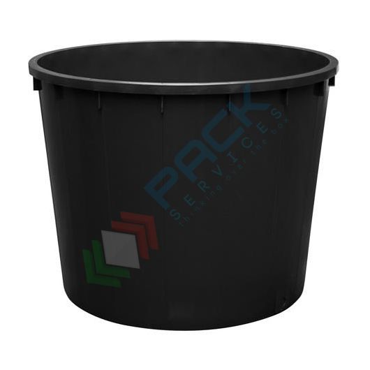 Mastello in plastica (HDPE), capacità 700 Lt, Mis. Ø 1150 x 900 H mm, ideale per piante da vivaio, colore nero, Tipologia: Vivaio, Capacità: 700 Lt vendita, produzione, prezzi e offerte