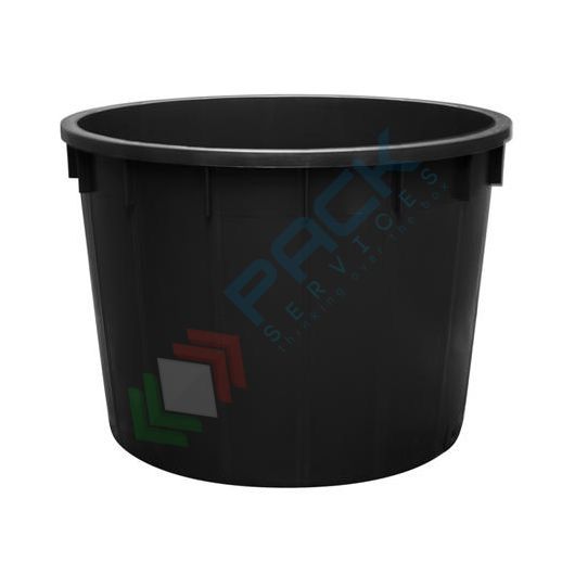 Mastello in plastica (HDPE), capacità 1000 Lt, Mis. Ø 1340 x 950 H mm, ideale per piante da vivaio, colore nero, Tipologia: Vivaio, Capacità: 1000 Lt vendita, produzione, prezzi e offerte