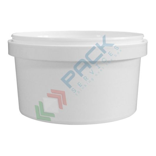 Barattolo in plastica (PP) conico, capacità 600 ml, tappo a pressione con sigillo di garanzia (esclusi), Tipologia: Conico Tappo Pressione (LB), Capacità: 600 ml, Colore: Bianco vendita, produzione, prezzi e offerte