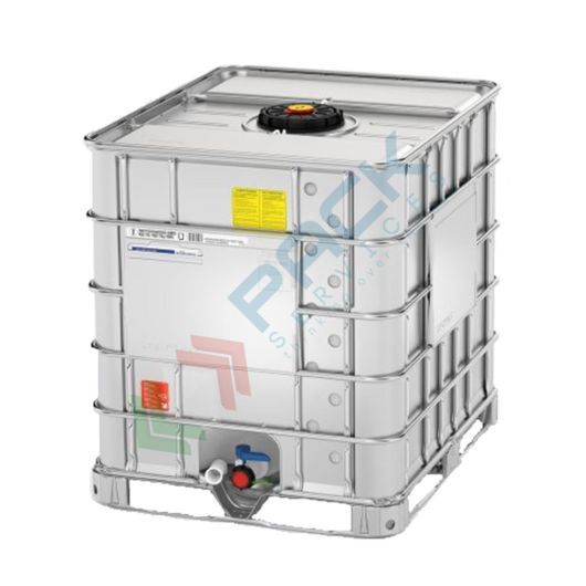 Cisterna IBC 1000 Litri in plastica, usata/rigenerata, coperchio 150 mm, valvola di scarico 2", gabbia e camicia metallica, pallet metallo, Tipologia: Usate e Rigenerate, Capacità: 1000 Lt, Tipo Pallet: Metallo - Antistatica, Ø Coperchio (mm): 150, Omologazione ADR: NO, Colore: Neutro vendita, produzione, prezzi e offerte