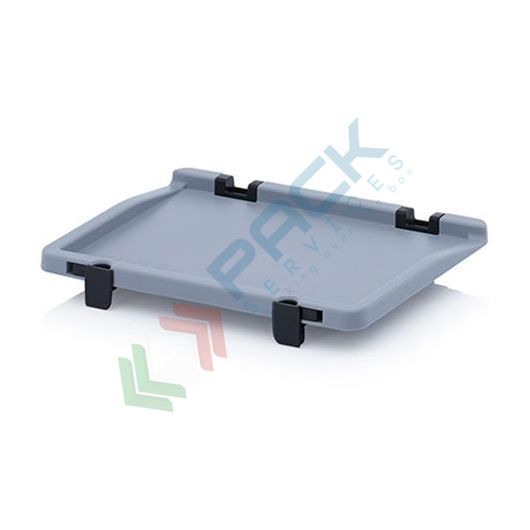 Coperchio con cerniere per cassetta Norma Europa in plastica (PP) 200 x 150 mm (universale), Tipologia: Coperchio, Per Alimenti: NO, Misura: 15 x 20 cm vendita, produzione, prezzi e offerte