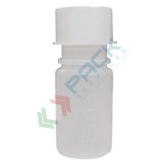 Bottiglia in plastica (PE), cilindrica a collo largo, capacità 50 ml, chiusura con tappo a vite normalizzato (incluso), Tipologia: Cilindrica Bocca Larga (PSK-PE), Capacità: 50 ml, Colore: Neutro vendita, produzione, prezzi e offerte
