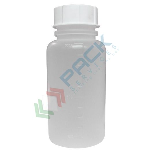 Bottiglia in plastica (PP), cilindrica a collo largo, capacità 1000 ml, chiusura con tappo a vite normalizzato (incluso), Tipologia: Cilindrica Bocca Larga (PSK), Capacità: 1000 ml, Colore: Neutro vendita, produzione, prezzi e offerte